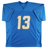 Keenan Allen Authentic Signed Powder Blue Pro Style Jersey JSA Wit #WIT194301