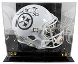 Steelers Jerome Bettis Signed STS III Full Size Speed Rep Helmet W/ Case BAS Wit