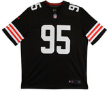 Browns Myles Garrett Authentic Signed Brown Nike Limited Jersey BAS Witnessed