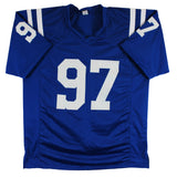Laiatu Latu Authentic Signed Blue Pro Style Jersey Autographed JSA Witness
