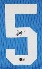 Ole Miss Kewan Lacy Authentic Signed Light Blue Pro Style Jersey Autographed BAS