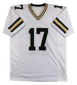 Davante Adams Authentic Signed White Pro Style Jersey JSA Witness #WPP978605