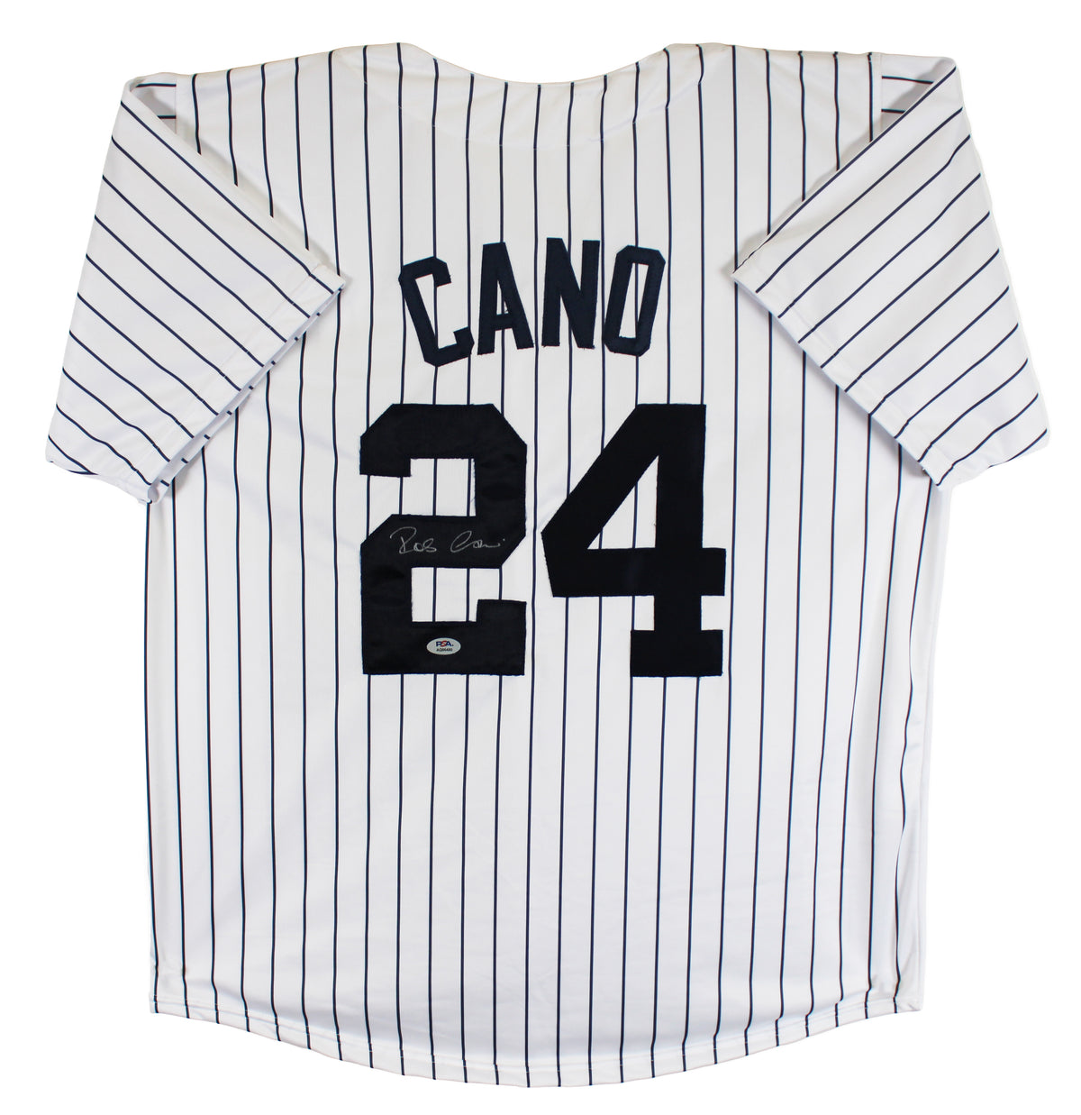 Robinson Cano Authentic Signed White Pinstripe Pro Style Jersey PSA/DNA