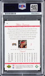 76ers Allen Iverson Authentic Signed 2001 SP Authentic #64 Card PSA/DNA Slabbed