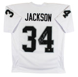 Bo Jackson Authentic Signed White Pro Style Jersey Autographed BAS Witnessed