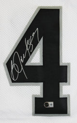 Bo Jackson Authentic Signed White Pro Style Jersey Autographed BAS Witnessed