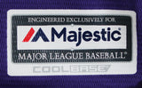 Rockies Nolan Arenado Signed Purple Majestic Cool Base Jersey MLB #VS095919