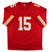 Patrick Mahomes Authentic Signed Red Pro Style Jersey JSA Witnessed #WPP389219