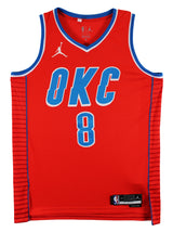 Thunder Jalen Williams Signed Orange Nike Statement Edition Swingman Jersey JSA