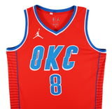 Thunder Jalen Williams Signed Orange Nike Statement Edition Swingman Jersey JSA