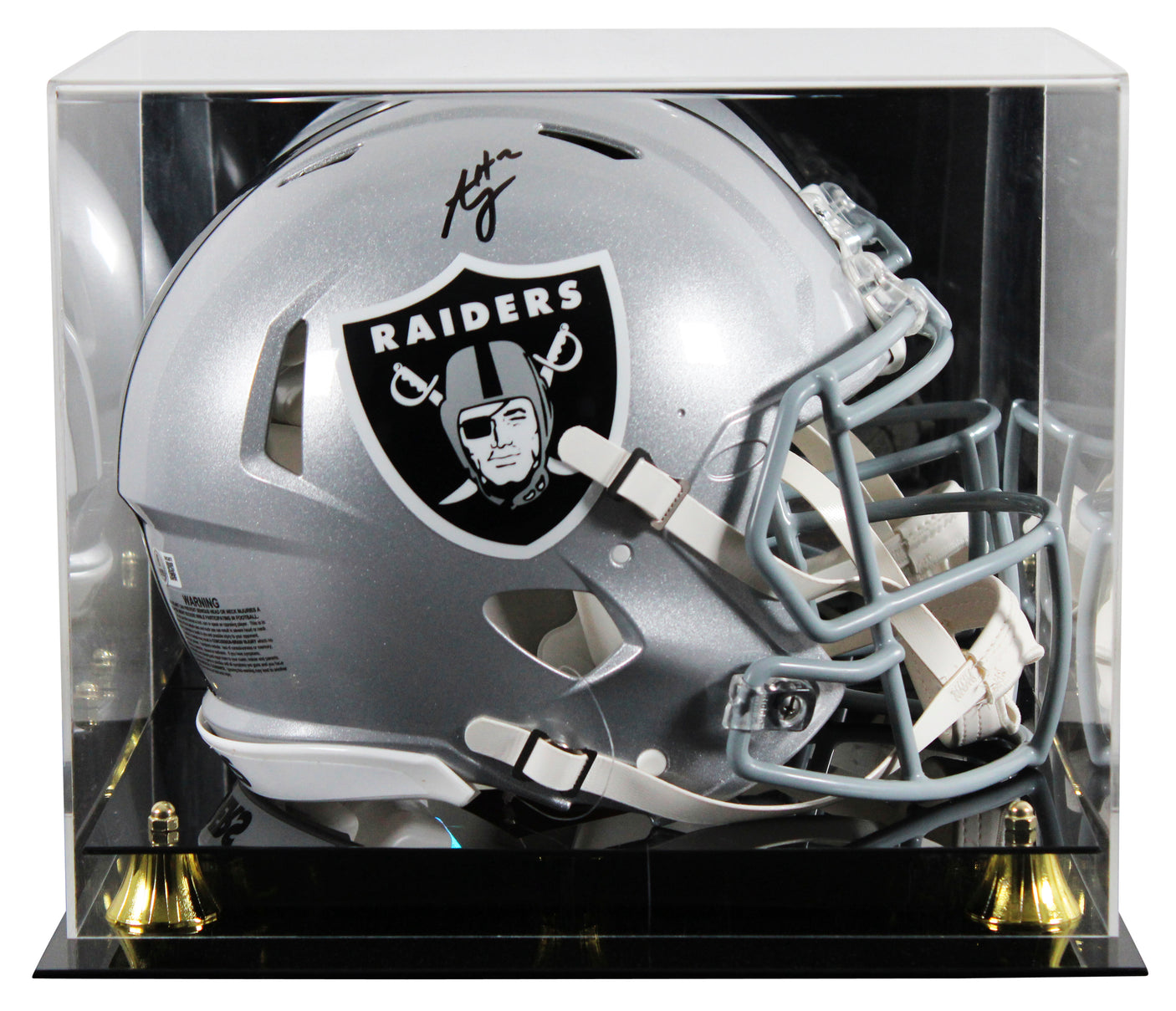 Raiders Ashton Jeanty Signed Full Size Speed Proline Helmet W/ Case BAS Witness