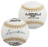 Tigers Lou Whitaker Signed Rawlings Gold Glove Logo OML Baseball BAS #BV01149