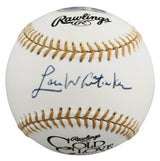 Tigers Lou Whitaker Signed Rawlings Gold Glove Logo OML Baseball BAS #BV01149