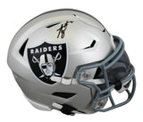 Raiders Ashton Jeanty Signed Speed Flex Midi Mid Size Helmet BAS Witnessed