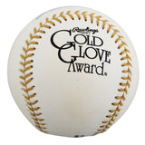 Tigers Lou Whitaker Signed Rawlings Gold Glove Logo OML Baseball BAS #BV01149