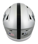 Raiders Ashton Jeanty Signed Speed Flex Midi Mid Size Helmet BAS Witnessed
