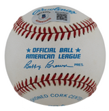 Blue Jays Al Woods Authentic Signed Bobby Brown Oal Baseball w/ Case BAS