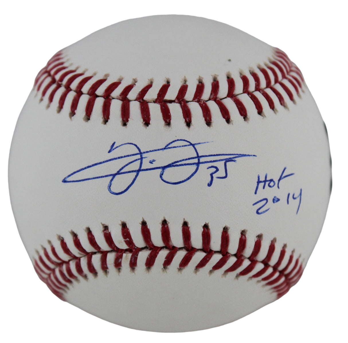 White Sox Frank Thomas "HOF 2014" Authentic Signed Oml Baseball w/ Case BAS