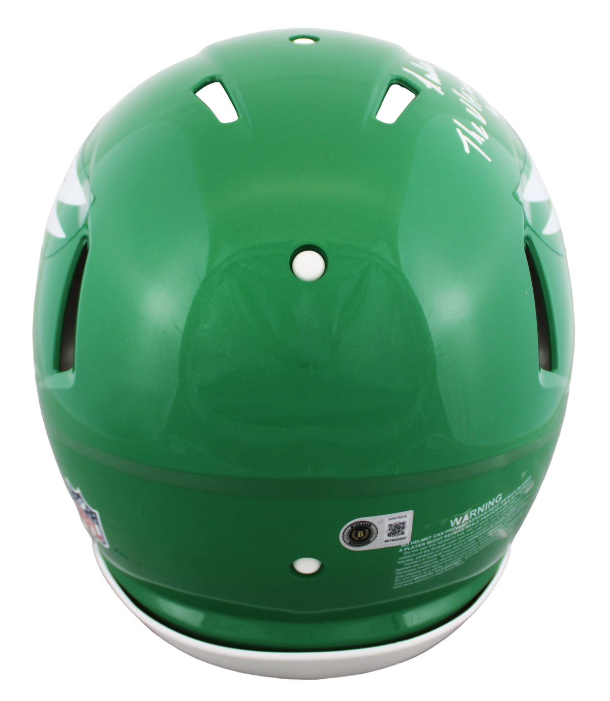 Randall Cunningham "UW" Signed 2023 Alt F/S Speed Proline Helmet W/ Case BAS Wit