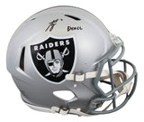 Raiders Ashton Jeanty "Deuce" Signed F/S Speed Proline Helmet W/ Case BAS Wit