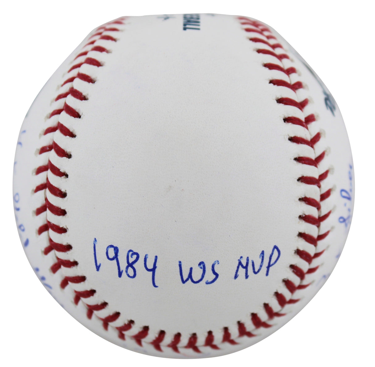 Tigers Alan Trammell "Career Stat" Authentic Signed Oml Baseball w/Case BAS Wit