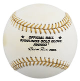 Tigers Lou Whitaker Signed Rawlings Gold Glove Logo OML Baseball BAS #BV01148