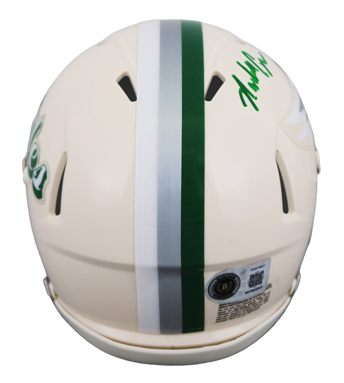 Eagles Randall Cunningham Signed Retro Speed Mini Helmet W/ Case BAS Witnessed