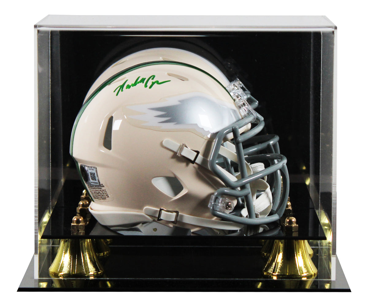 Eagles Randall Cunningham Signed Retro Speed Mini Helmet W/ Case BAS Witnessed