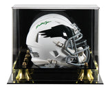 Eagles Randall Cunningham Signed 1969-73 TB Speed Mini Helmet W/ Case BAS Wit