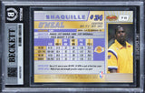 Lakers Shaquille O'Neal Signed 1996 Bowman's Best #70 Card Auto 10! BAS Slabbed