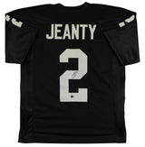 Ashton Jeanty Authentic Signed Black Pro Style Jersey Autographed BAS Witnessed