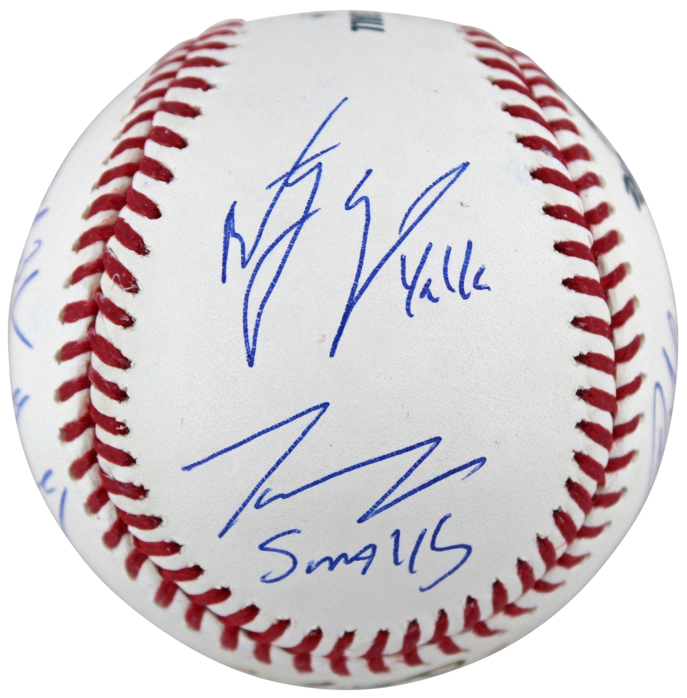 Sandlot (8) Guiry, Leopardi, Renna, +5 Signed Babe Ruth Baseball w/ Case BAS