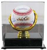 Sandlot (8) Guiry, Leopardi, Renna, +5 Signed Babe Ruth Baseball w/ Case BAS