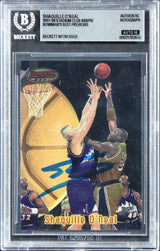 Shaquille O'Neal Signed 1997 Stadium Club #BBP10 Card Auto Grade 10! BAS Slabbed