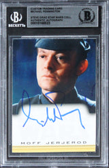 Michael Pennington Star Wars Authentic Signed Custom Trading Card BAS Slabbed