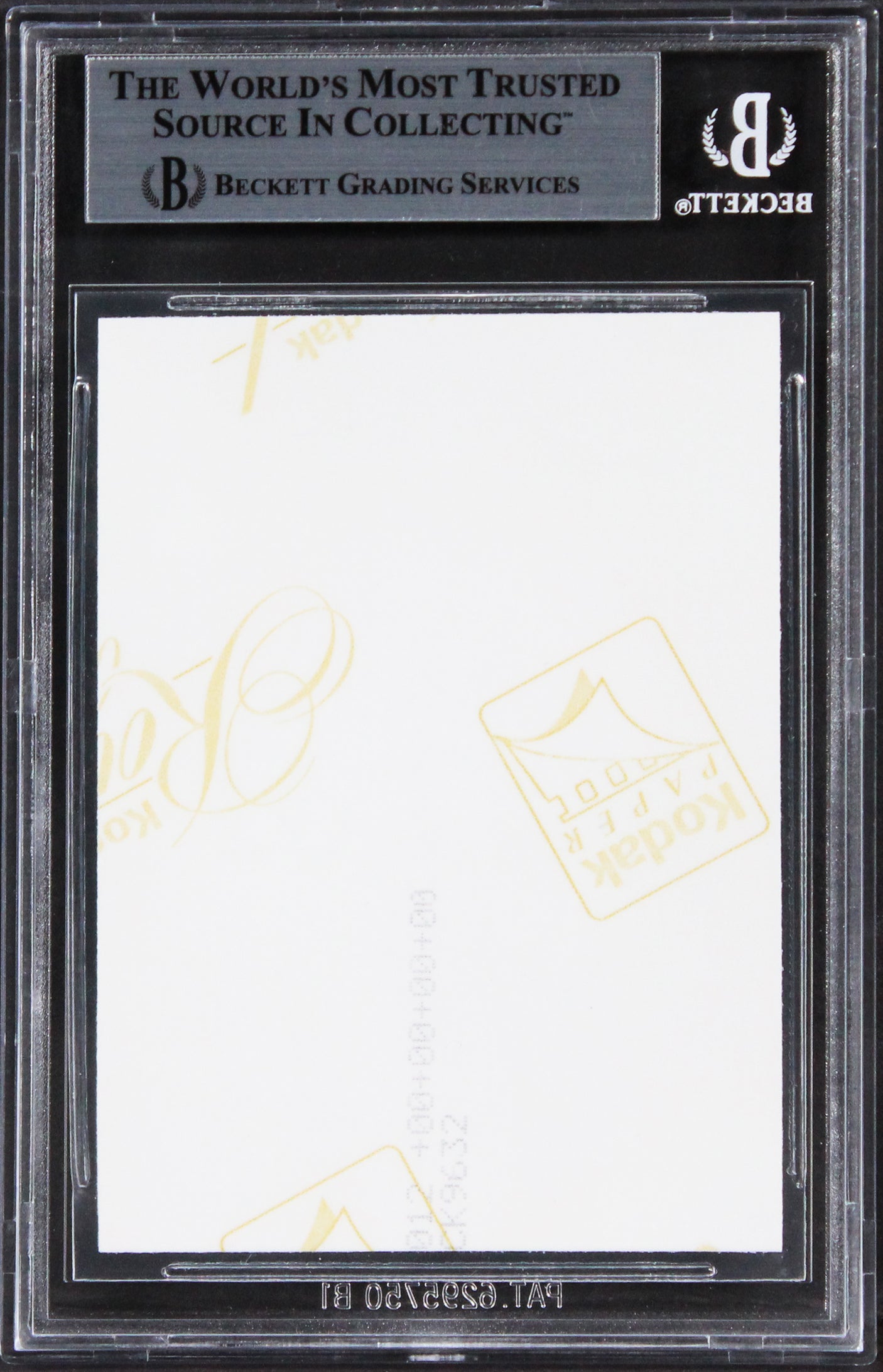 Michael Pennington Star Wars Authentic Signed Custom Trading Card BAS Slabbed