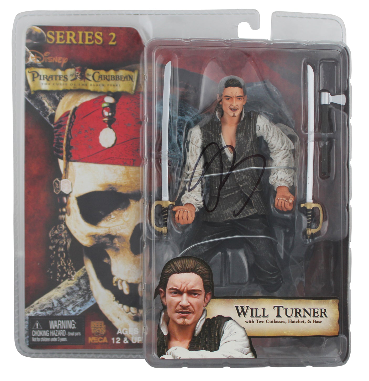 Orlando Bloom Pirates Of The Caribbean Signed Will Turner Action Figure PSA/DNA
