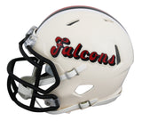 Falcons Julio Jones Signed Retro Speed Mini Helmet W/ Case BAS Witnessed