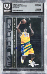 Shaquille O'Neal Signed 1999 Upper Deck MVP Theatre #M3 Card Auto 10! BAS Slab