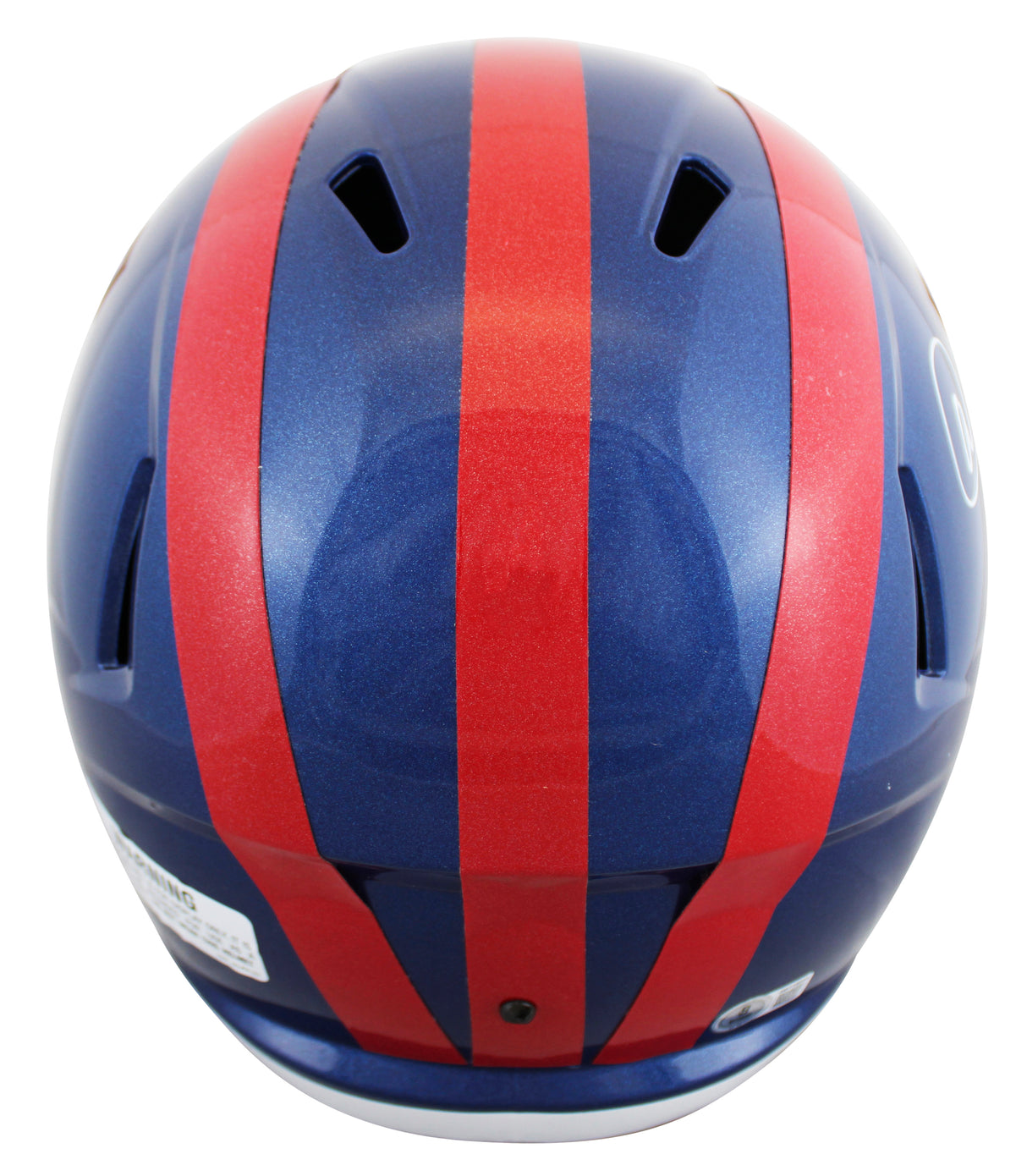 Giants Abdul Carter Signed 2024 On-Field Alt F/S Speed Rep Helmet W/ Case BAS W