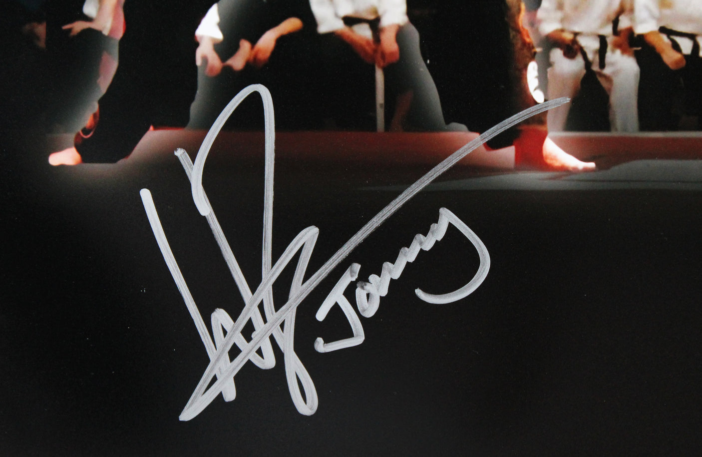 Ralph Macchio & William Zabka The Karate Kid Signed 16x20 Horizontal Photo BAS