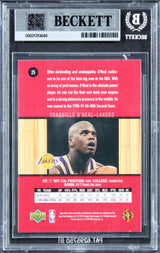 Shaquille O'Neal Signed 1999 Upper Deck Hardcourt #25 Card Auto 10! BAS Slabbed