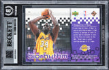 Shaquille O'Neal Signed 1999 UD Ionix Biorhythm #83 Card Auto GM 10! BAS Slabbed
