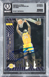Shaquille O'Neal Signed 1999 UD Gold Reserve #R15 Card Auto GM 10! BAS Slabbed