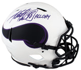 Adrian Peterson "All Day" Signed Lunar F/S Speed Proline Helmet W/ Case BAS Wit