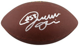 Bengals Joseph Ossai Signed Wilson Super Grip Football W/ Case BAS Witnessed
