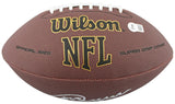 Bengals Joseph Ossai Signed Wilson Super Grip Football W/ Case BAS Witnessed