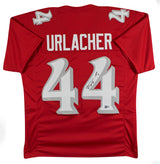 UNM Brian Urlacher "CHOF 17" Authentic Signed Red Pro Style Jersey BAS