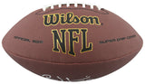 Eagles Brian Dawkins Signed Wilson Super Grip Football W/ Case BAS Witnessed