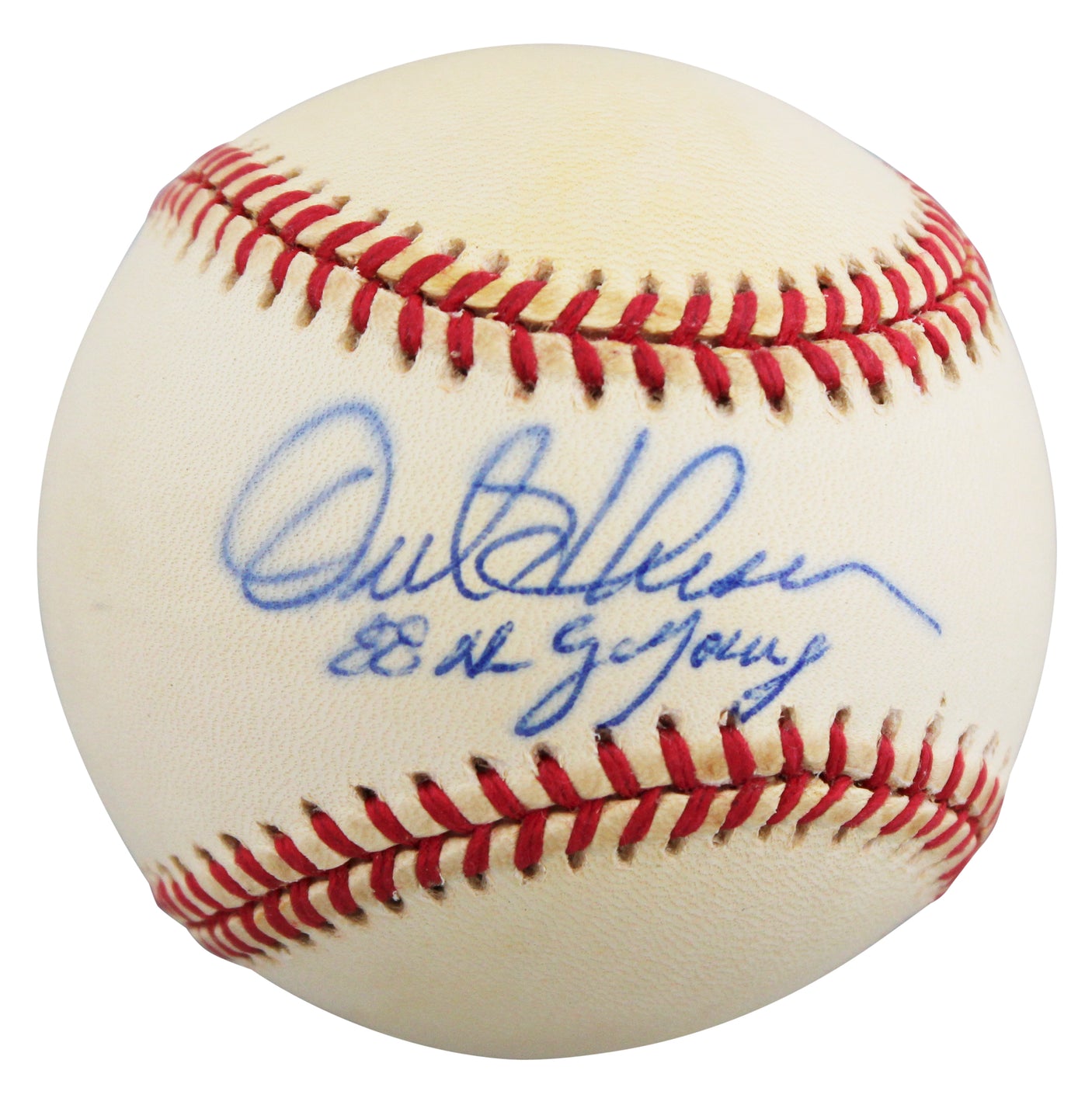 Dodgers Orel Hershiser "88 NL Cy Young" Signed Coleman ONL Baseball BAS #BV01113